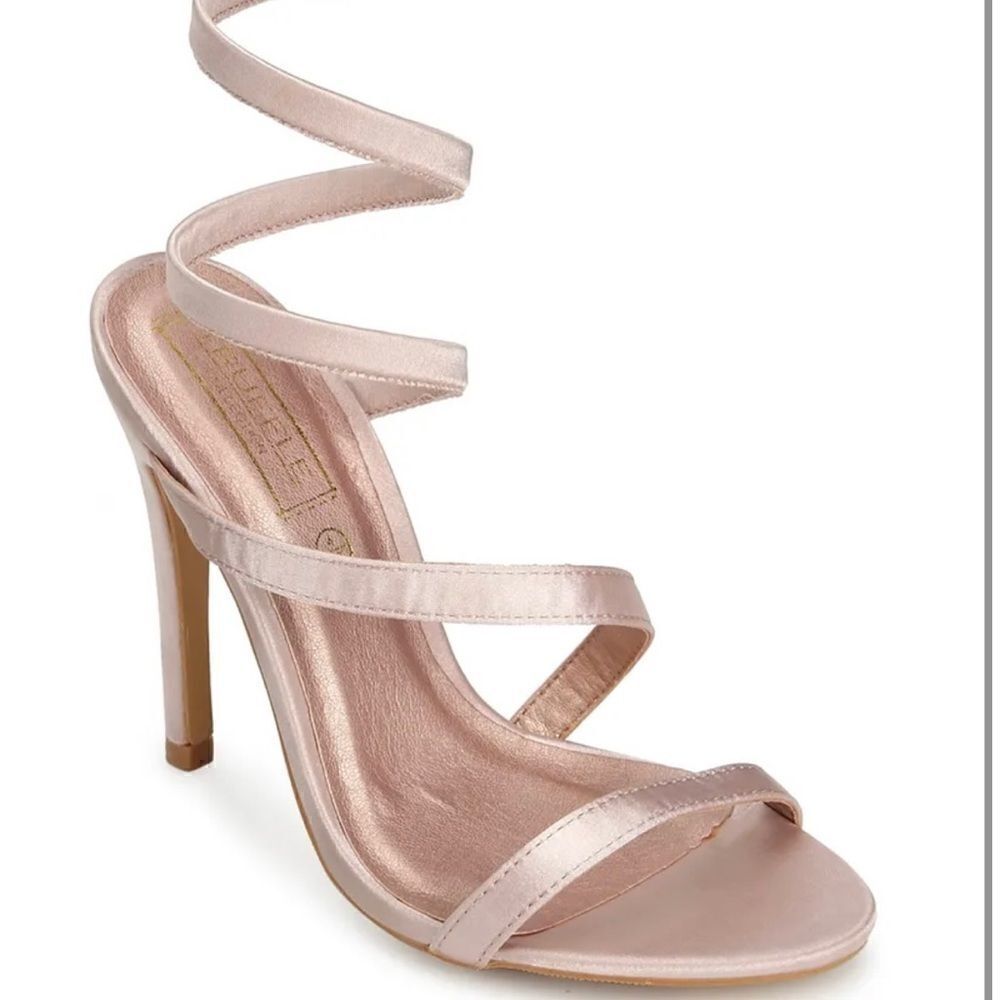 Ankle wrap heels size 6